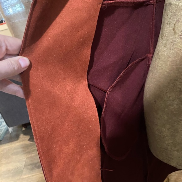 Premise faux suede trench coat - burnt orange color - size medium - Picture 4 of 6